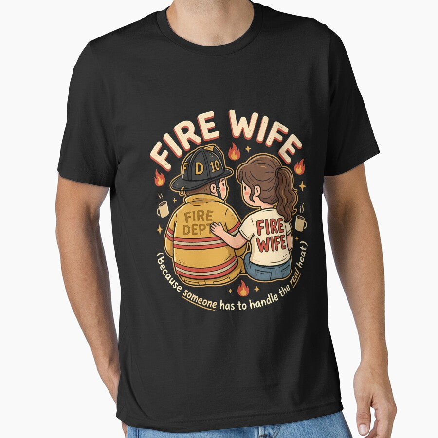 Fire Wife Shirt - Feuerwehr Partner Support by IsabellaRyland
