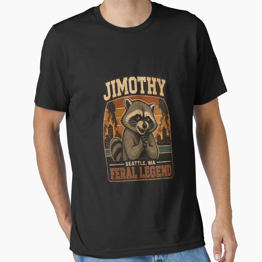 Jimothy Raccoon Funny Animal Meme by oganespegenh