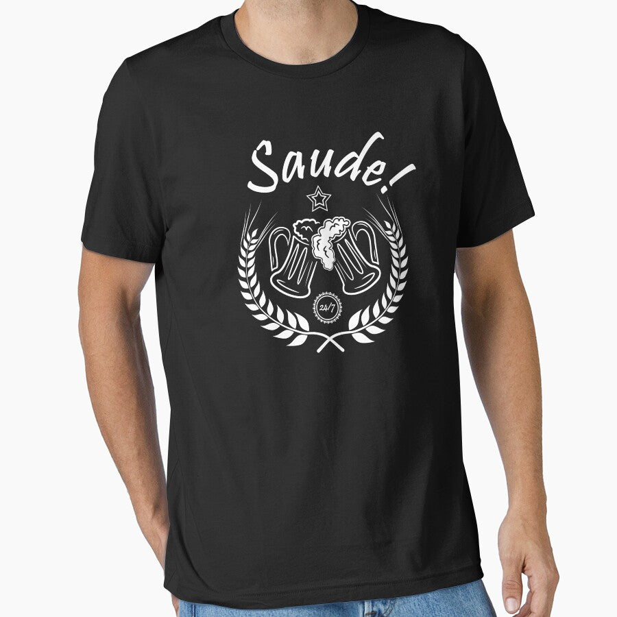 Saude Portuguese Cerveja Greeting by DKdesigns27