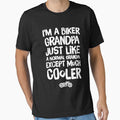 I'm a biker grandpa just like a normal grandpa except much cooler - funny grandfather by Captain Mood