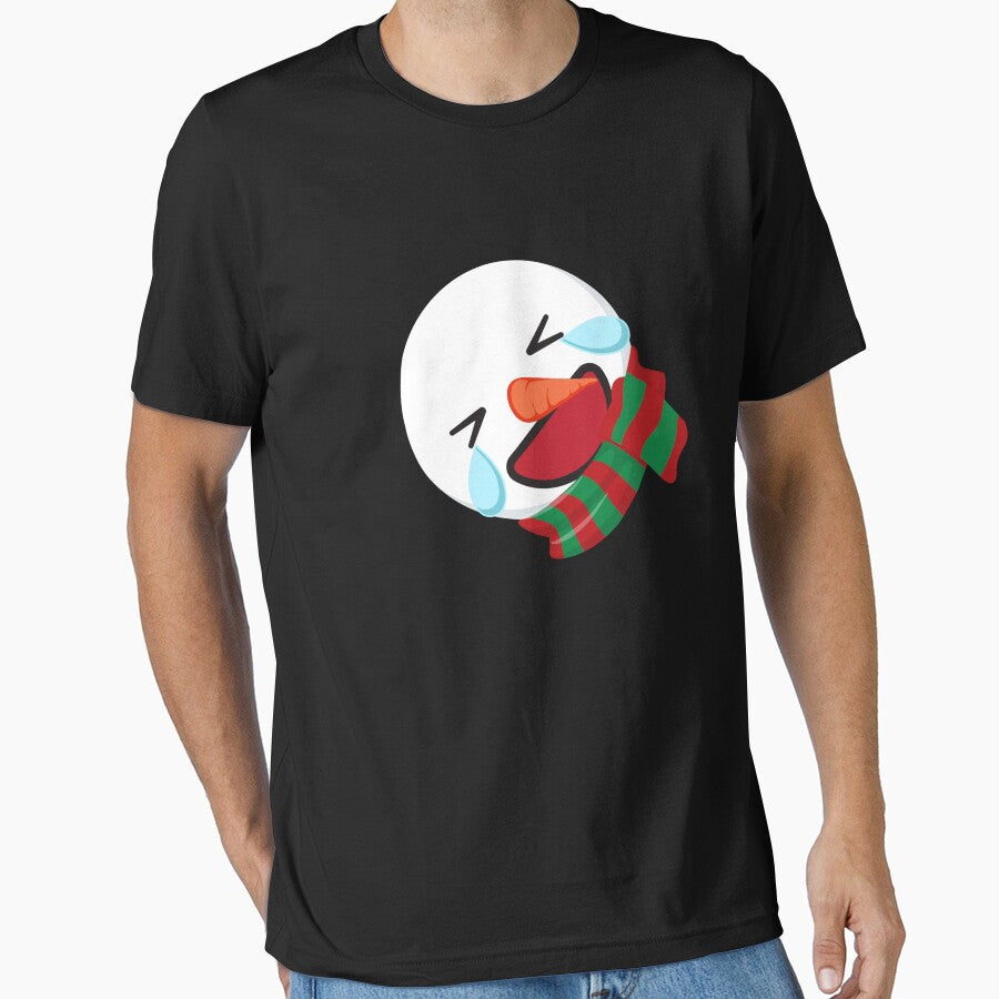 Snowman Emoticons Roll On The Floor Laughing Snowman Gear by DynamicDesign