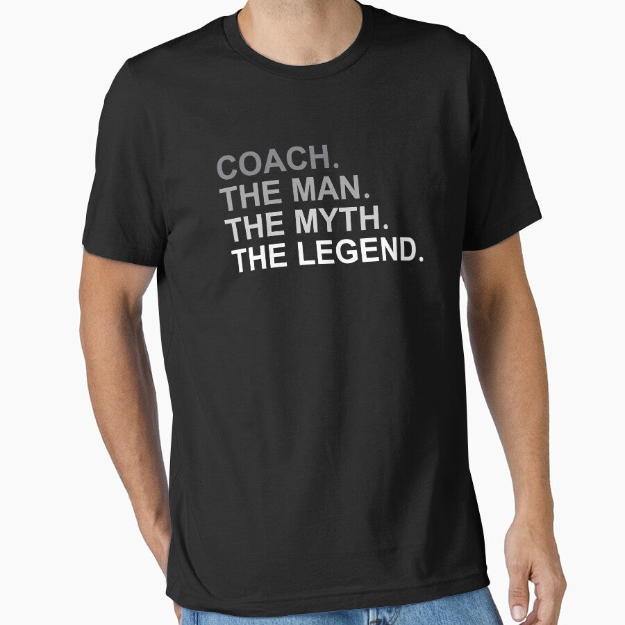 Coach The Man The Myth The Legend Funny Baseball Coach Gift by MichelSorour