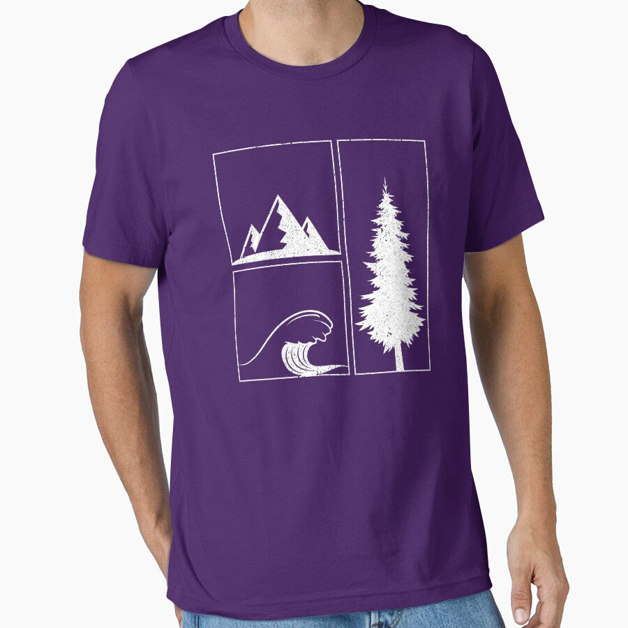 Mountain Wave Pine Tree Nature by franktact