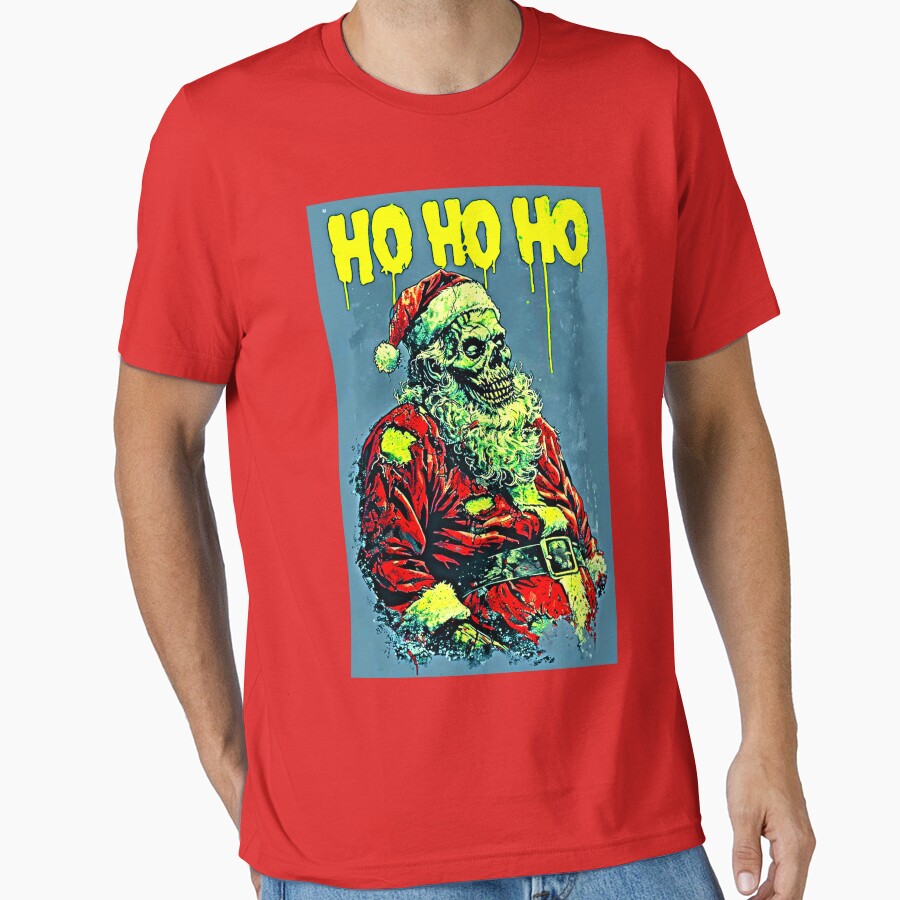Zombie Santa - Funny Edgy Holiday Pop Art by Earth Nature Creations
