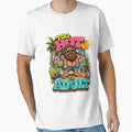 Funny Y2K Summer Caveman Too Hot To Adult by PIXENTRA