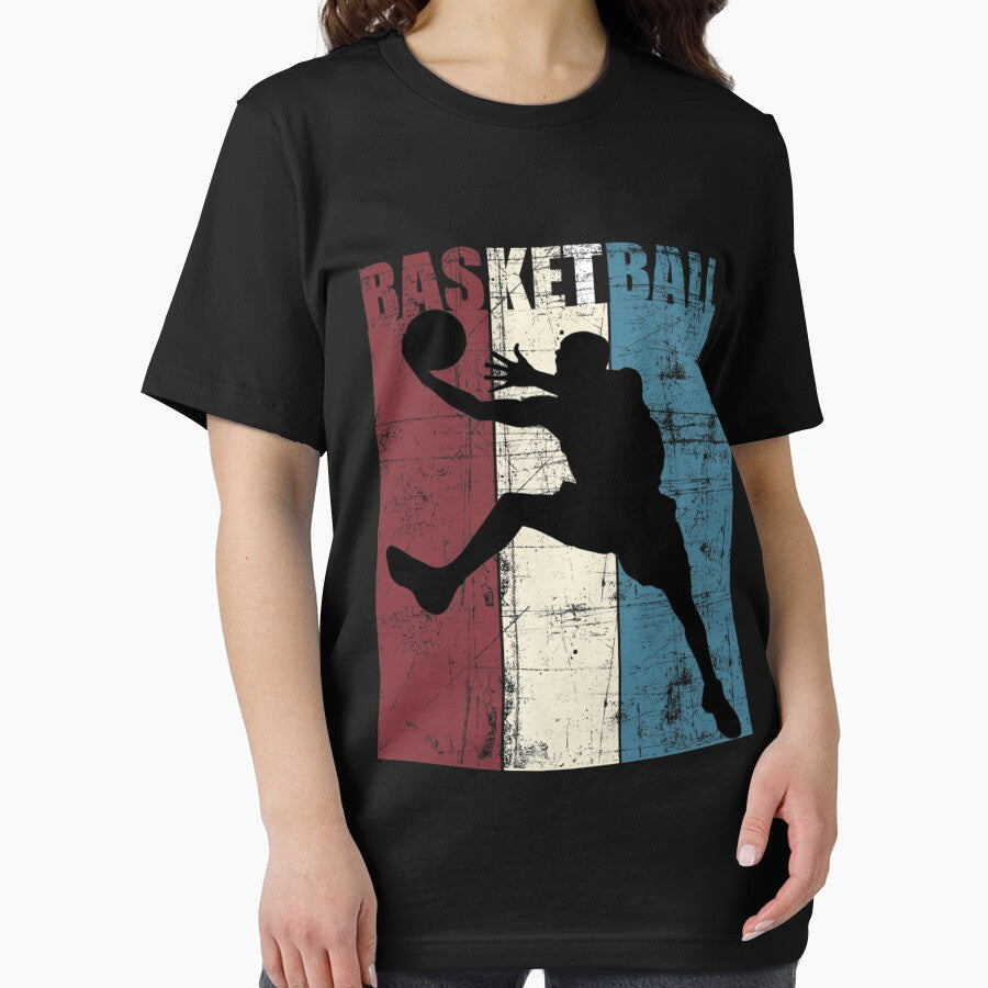 Basketball Gift Vintage Basketball Player Distressed Classic T-Shirt by janlzmaude
