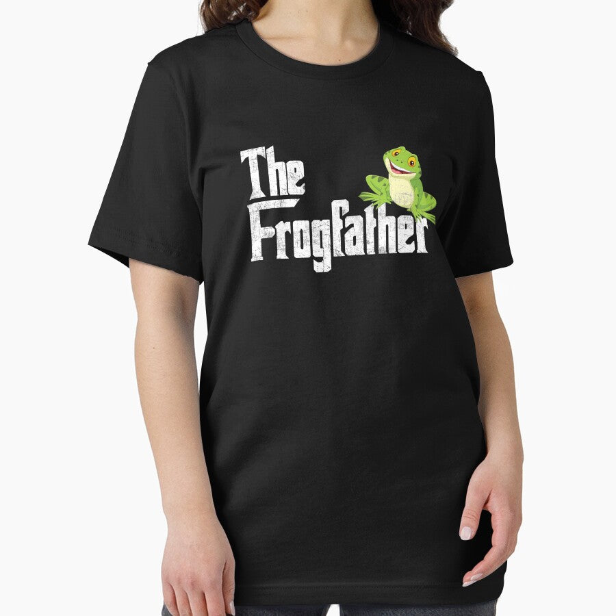 The Frog Father Distressed Funny Frog Catcher by niftee