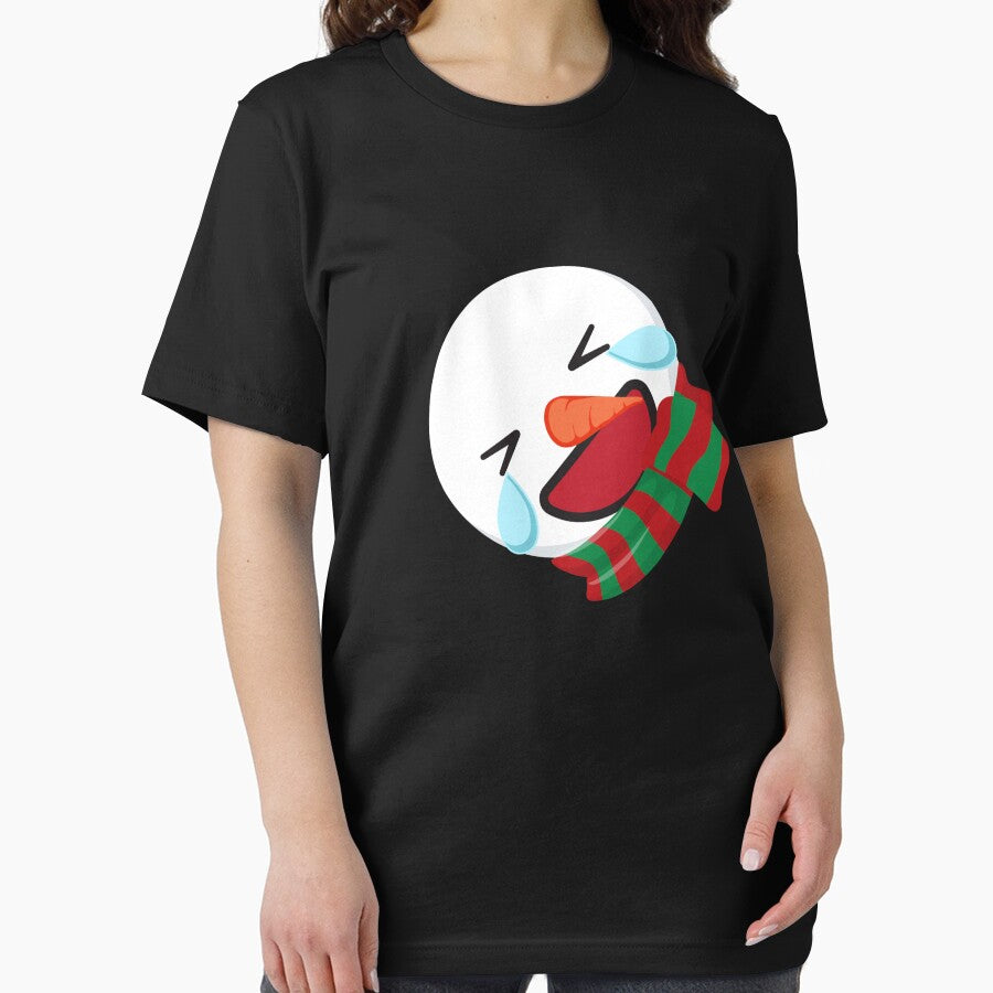 Snowman Emoticons Roll On The Floor Laughing Snowman Gear by DynamicDesign
