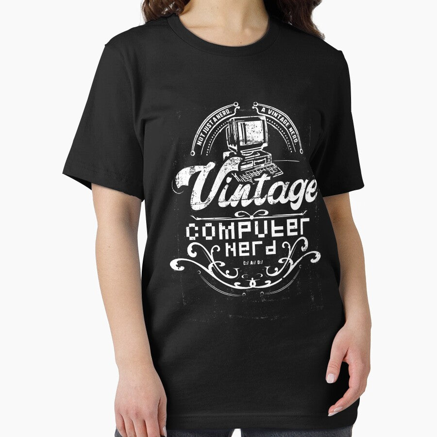 Vintage Computer Nerd Funny Geeky by Nerd Shizzle