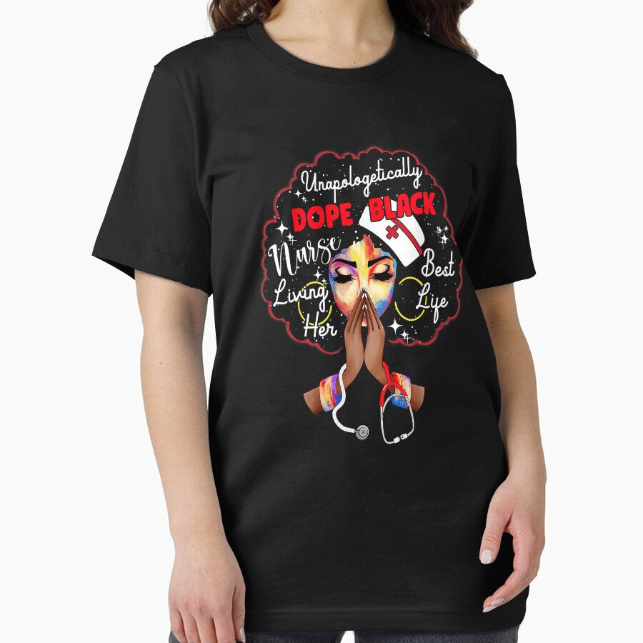Unapologetic Dope Black Nurse Rn Practitioner Afro Melanin by GardNewerd