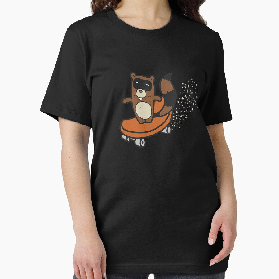 RACCOON ON A SKATEBOARD by NiceSign