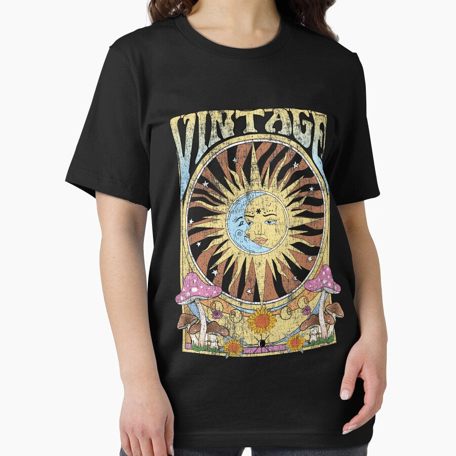 vintage sun & moon by PMSNshop