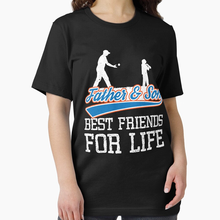 Baseball Father And Son Best Friends For Life by Danny Cuevas