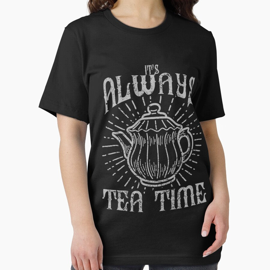 Tea Time Retro Vintage Distressed Design by JakeRhodes