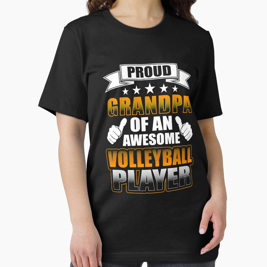 Grandpa Shirt Proud Grandpa Of An Awesome Volleyball Player by thuthuatna