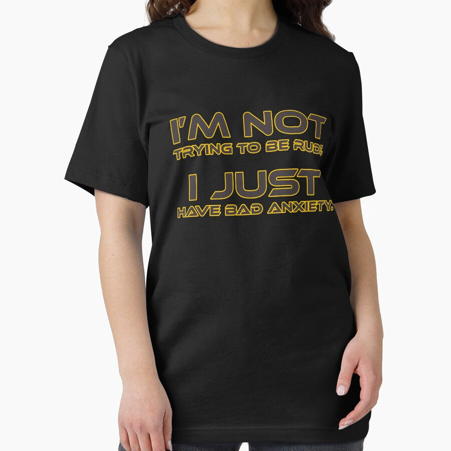 I'm not trying to be rude, I just have bad anxiety fanny shier for men women by DesignMod
