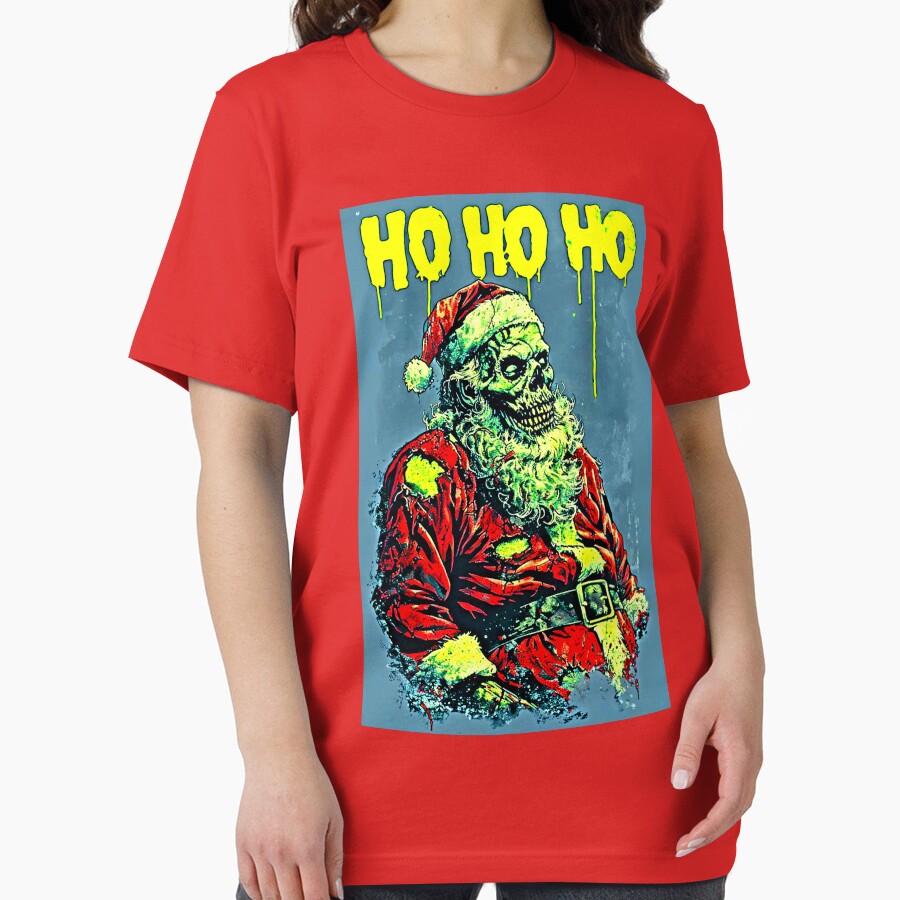 Zombie Santa - Funny Edgy Holiday Pop Art by Earth Nature Creations