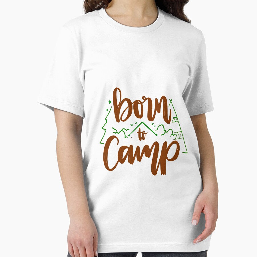 Born to Camp  - Brown quotes and green designs by jwebmarket