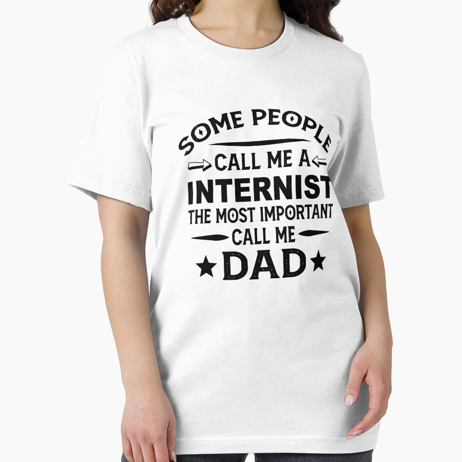 internist Father Dad T-shirt gift for father's Day internist Dad Father's Day, internist Dad Hudband Christmas Gift by xlnv