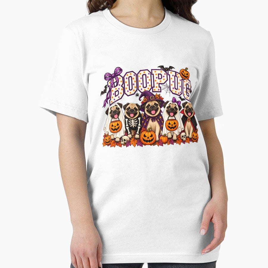 Halloween Boo Pug Dog Spooky Season by LASTIQUE-dd