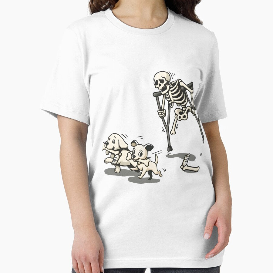 Funny Halloween Skeleton Dog by Zacharieello