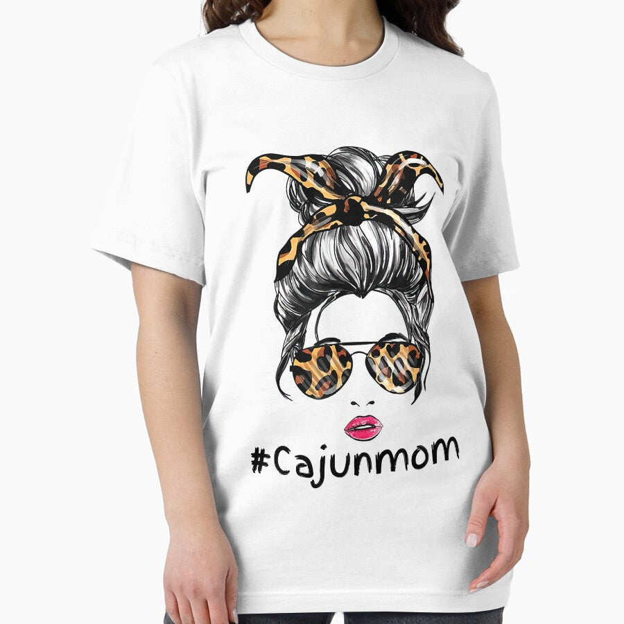 Cajun Mom Leopard Messy Bun Life by speakupandshine
