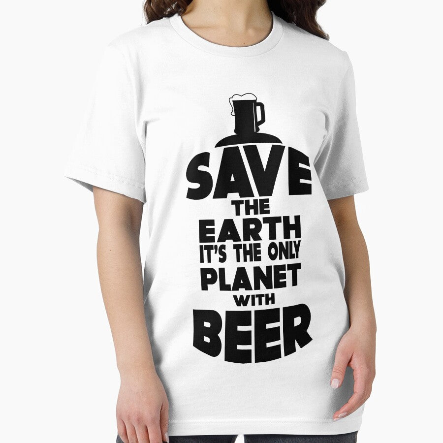 Save the earth. It's the only planet with beer - Funny beer saying. by tillhunter