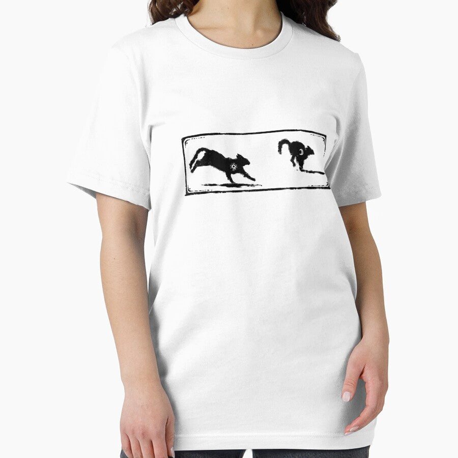 sun and moon cat silhouettes by PineConesShop