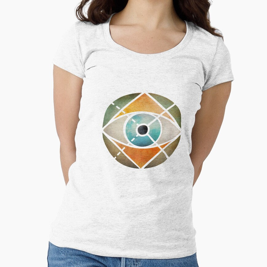Geometric Eye - Abstract Geometry by TeesbyDD