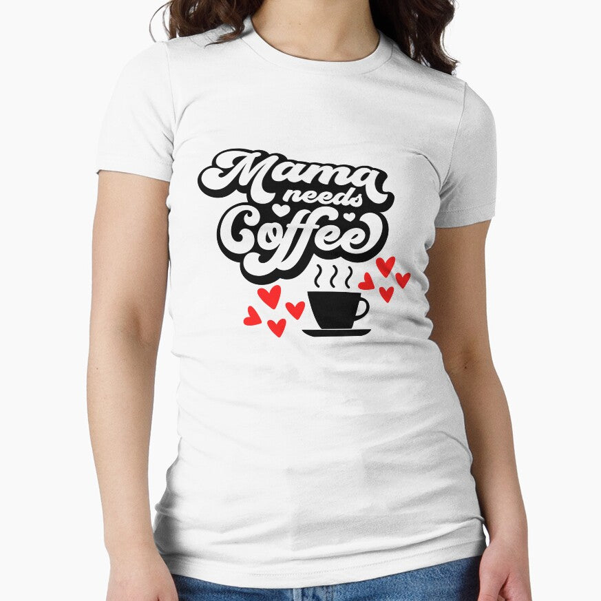 Mama need coffee T-Shirt, Christmas Gift for Mom, Funny Mom Shirt, Strong as a Mother, Mommy Shirt, Gift for Wife, One Bad Mother, Strong Mama by BLUE  bubble