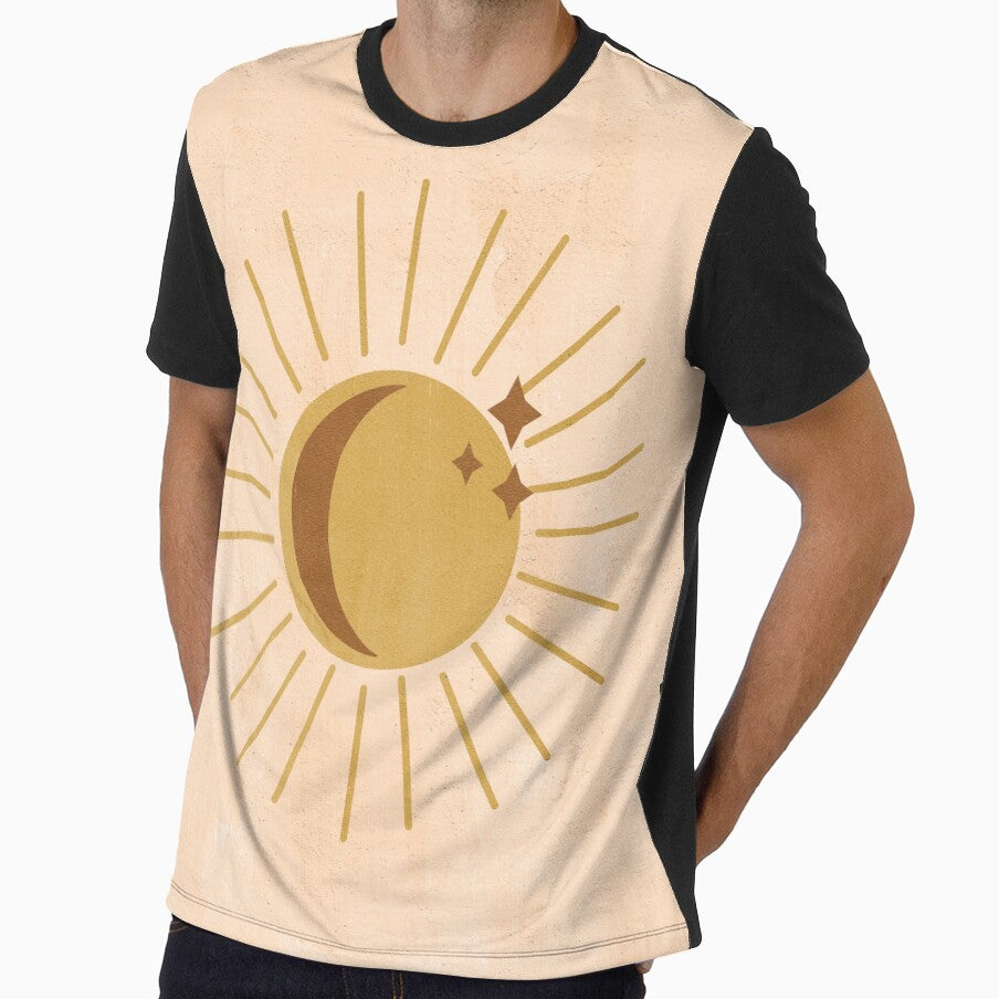 Boho sun moon and stars, Celestial bodies by CafeModern