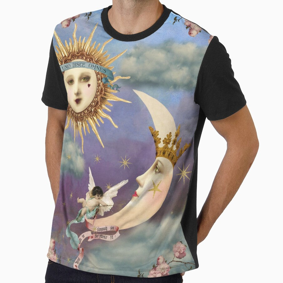 Sun and Moon - Celestial Angel - Tarot Sun- Tarot Moon by Demeters Spring