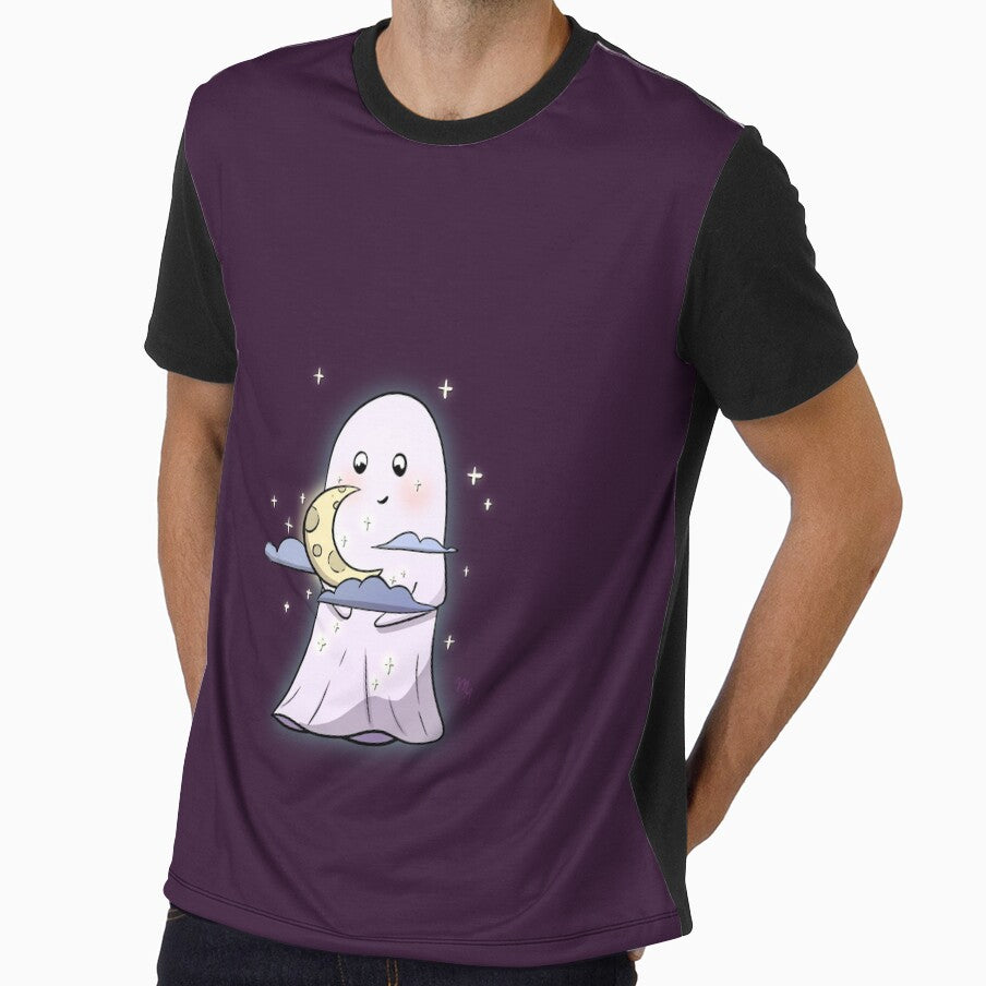 Ghost holding the Moon by PurpleForestArt