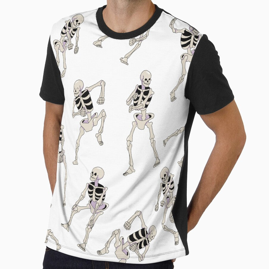 Dancing Skeles (Plain, on White) by Kolibrim-Ink550