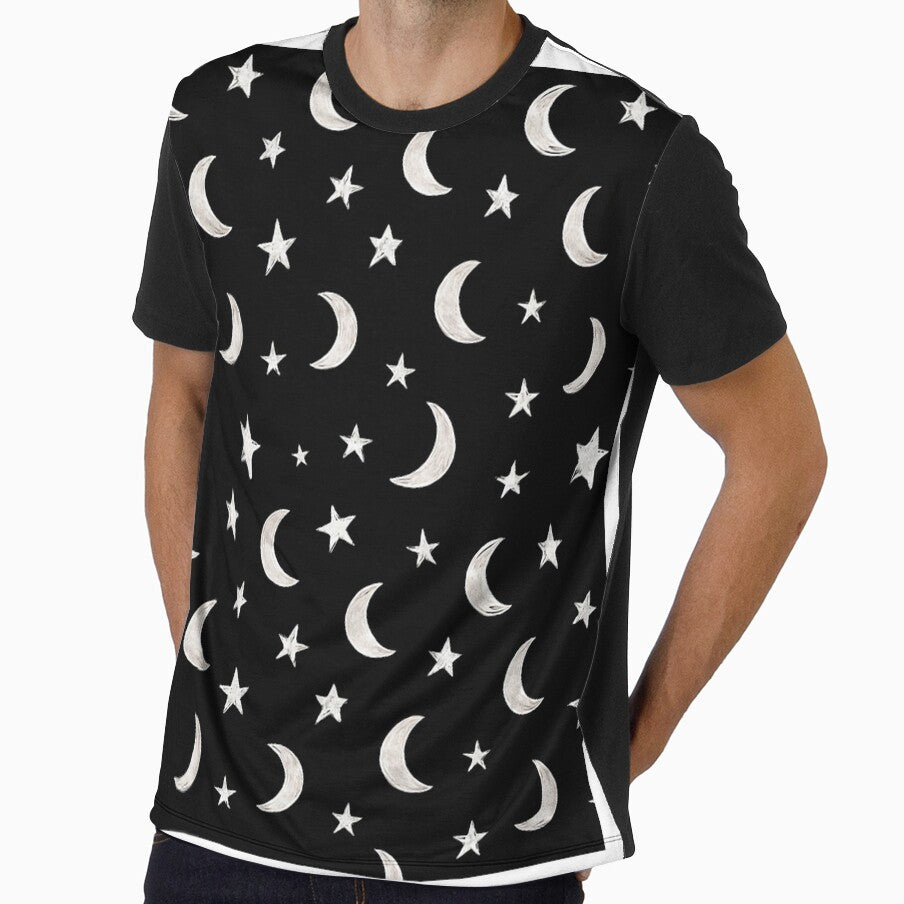 moon and stars pattern by The Cozy Cauldron