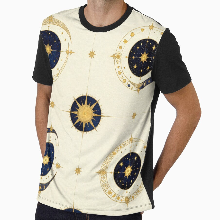 Celestial Moon & Stars Pattern by Lyrical Soul