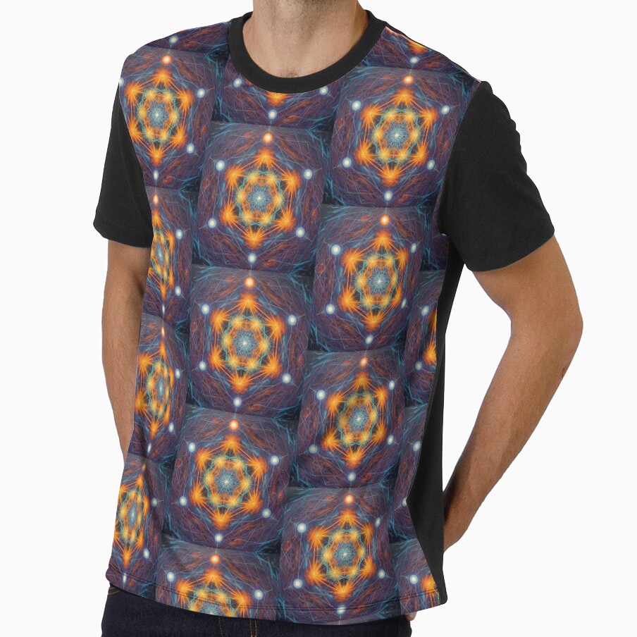 Abstract Colourful Metatron's cube by Killgroove