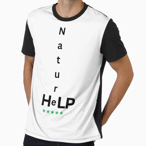 "Nature Help" — ideal for eco-conscious or earth-friendly fashion by KumarDesignLab