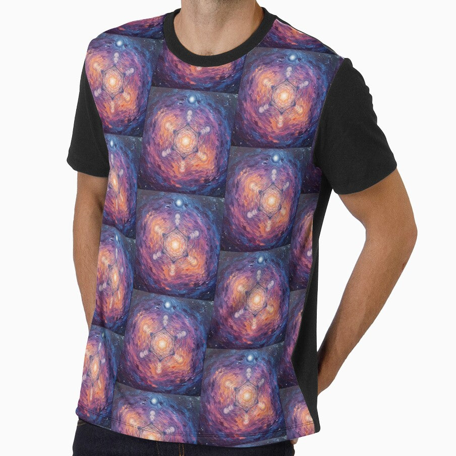 Oil Abstract Colourful Metatron's cube by Killgroove