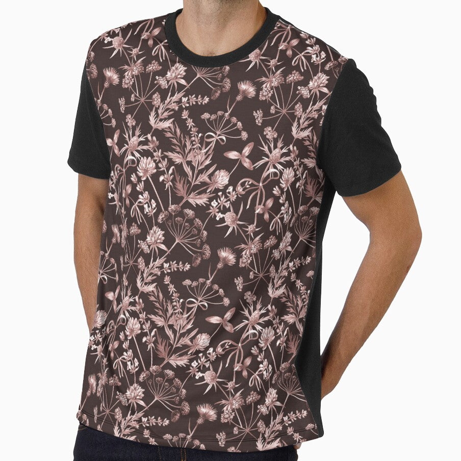Brown Floral Design by Flowersforbear