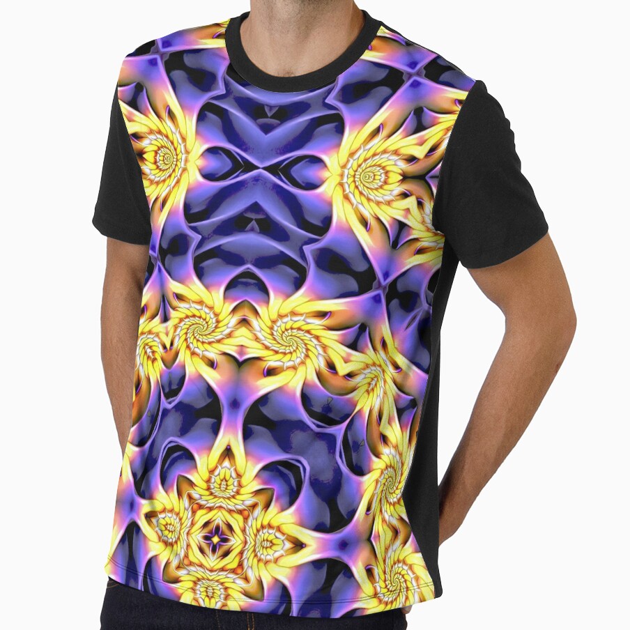 Purple and Gold Swirls by RitaMaye