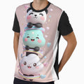 Cute Trio Kawaii Panda Strawberry Cloud Case by JoRem47