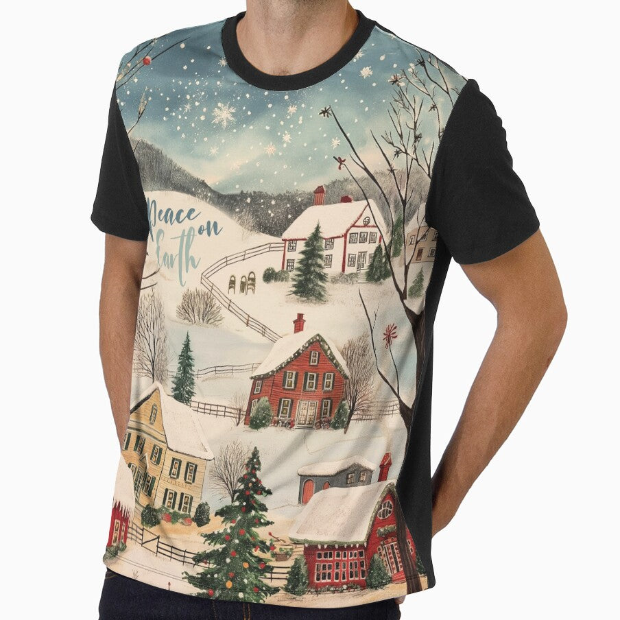 Peace on Earth Winter Country Village by TheBohemianLark