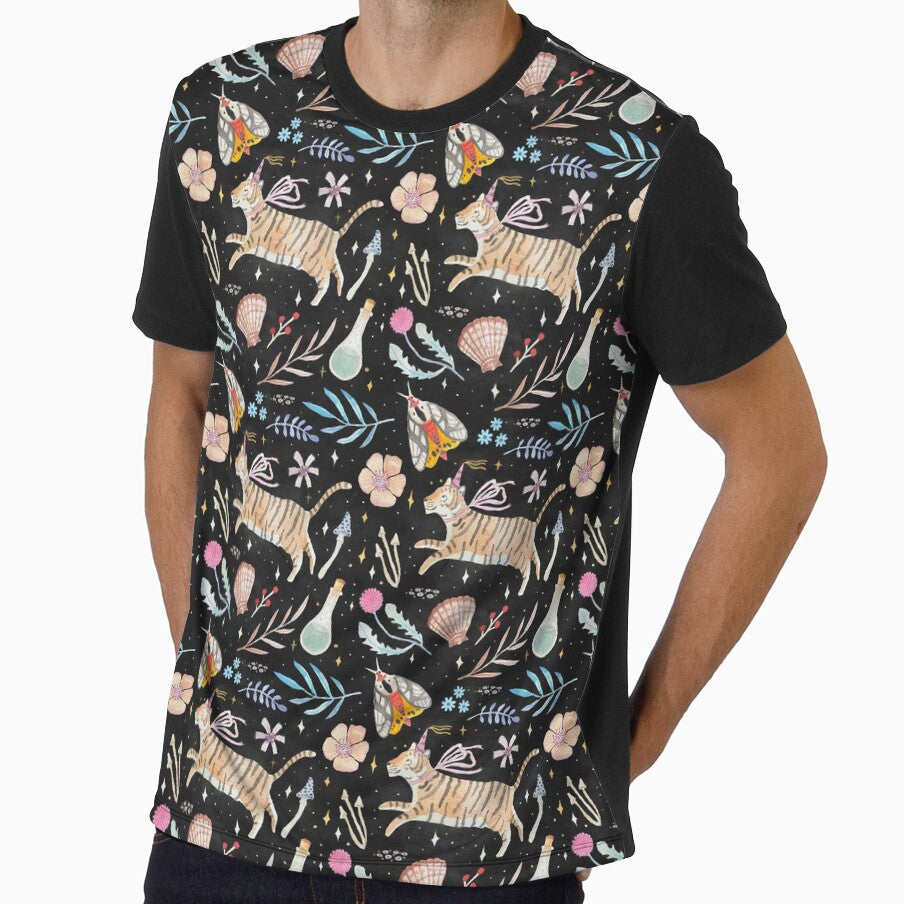 Magic tiger and moth pattern dark academia by martinacartina
