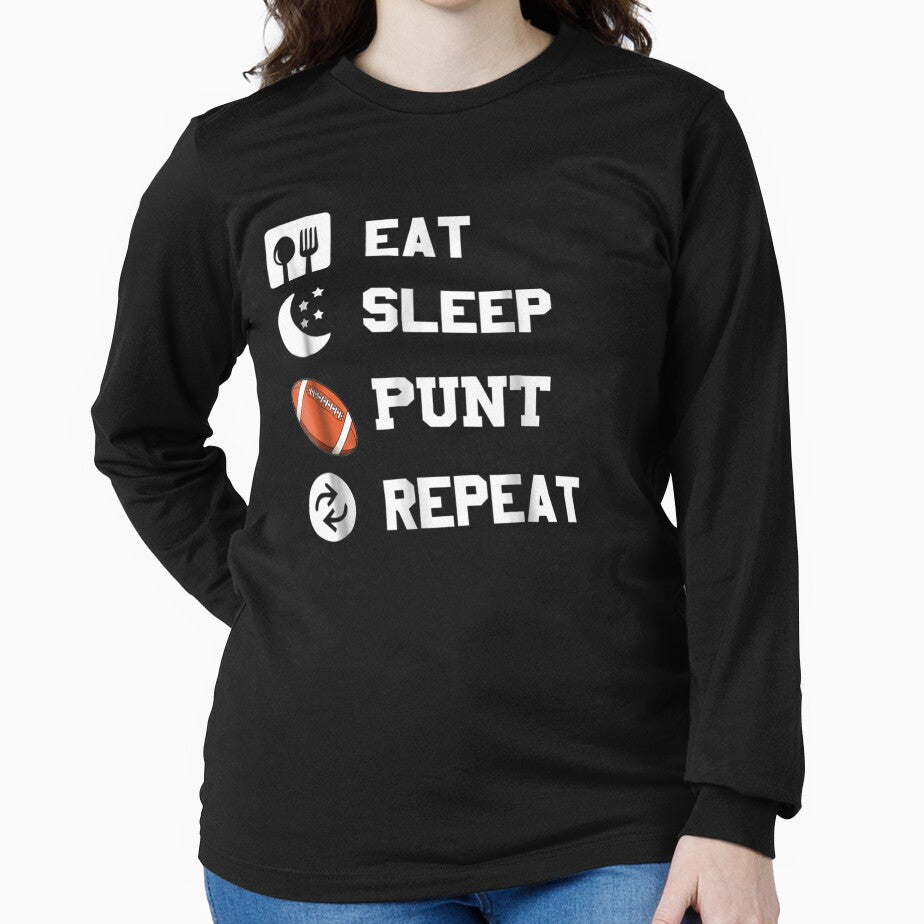 Eat Sleep Punt Repeat Player by lucretia155