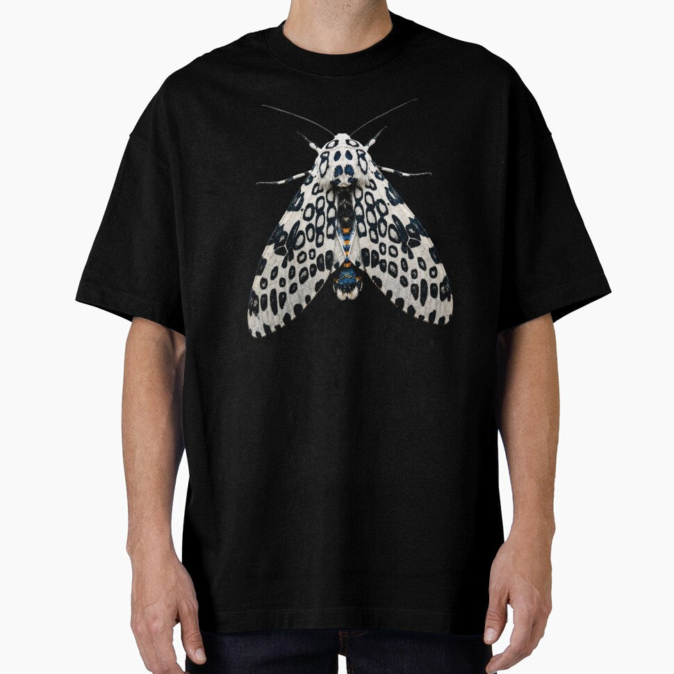 Giant Leopard Moth Hypercompe scribonia Realistic Style by Harpagann