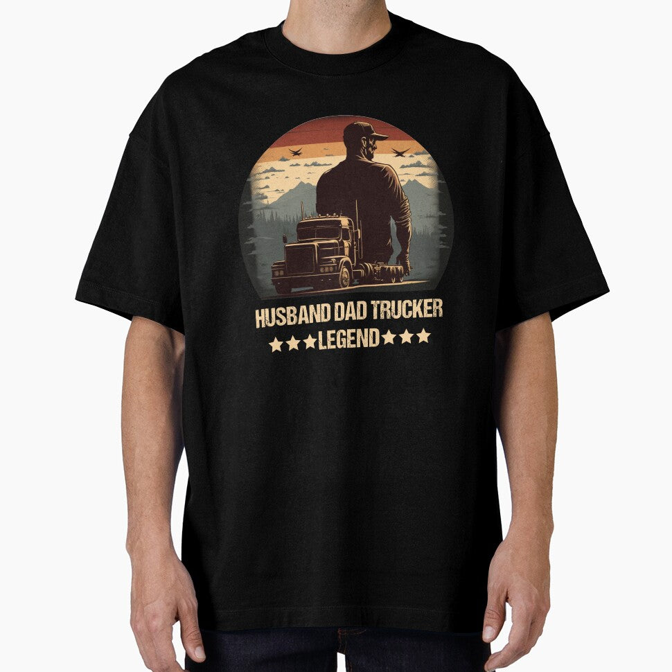 husband dad trucker legend by KinRow