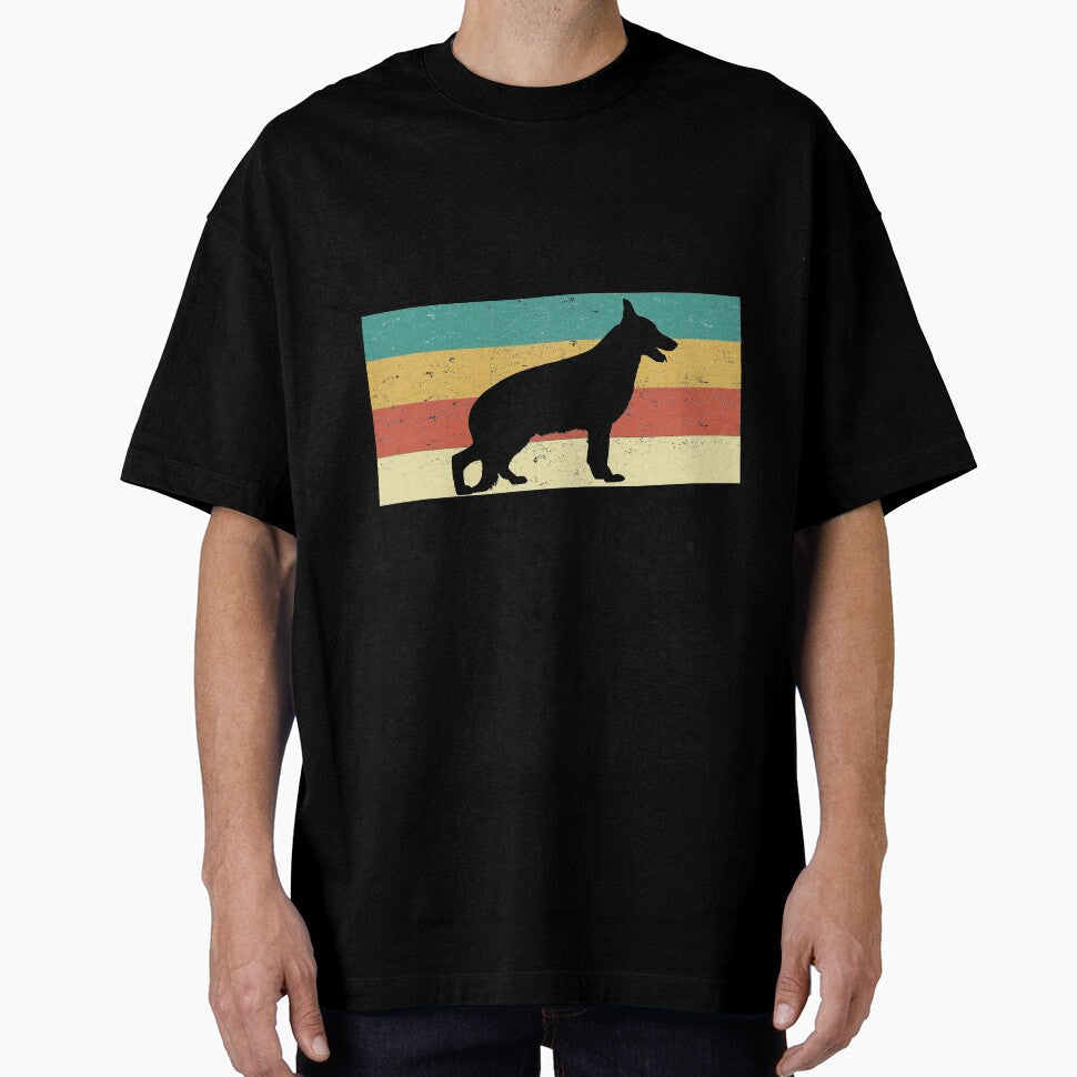 Funny  shepherd dog  gift  retro vintage  t shirt by mohmmed22