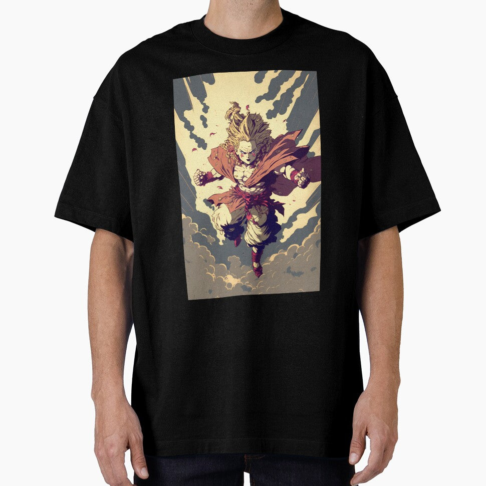 Anime Hero Monster Japanese Warrior by Bubblebuk