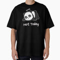 Cute and Funny Lazy Panda Not Today Design by Noodle Doodle